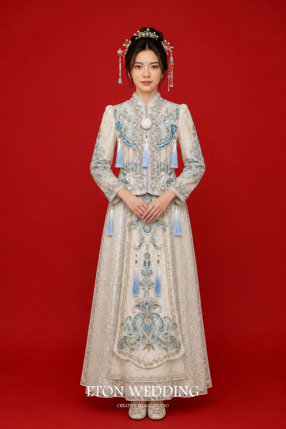 中式禮服,秀禾服,新中式禮服,中式婚紗,龍鳳褂
